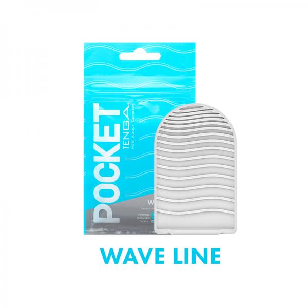 Tenga Pocket Masturbator Sleeve Wavy Line Sex Toy Product