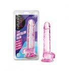 Naturally Yours Crystalline Dildo 7 In. Rose Sex Toy Product