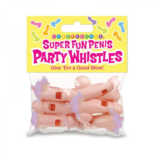 Super Fun Penis Party Whistles 6-pack Sex Toy Product