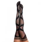 Kixies Jackie Black Ballet Thigh High Size B Sex Toy Product