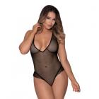 Magic Silk Girl Next Door Plunge Teddy Black S/m Sex Toy Product