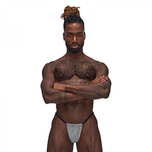 Mp Sexagon Posing Strap Gray 1s Sex Toy Product