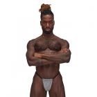 Mp Sexagon Posing Strap Gray 1s Sex Toy Product