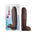 Au Naturel Huge Dildo 10 In. Chocolate Sex Toy Product