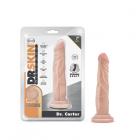 Dr. Skin Dr. Carter Dong With Suction Cup Silicone 7 In. Vanilla Sex Toy Product