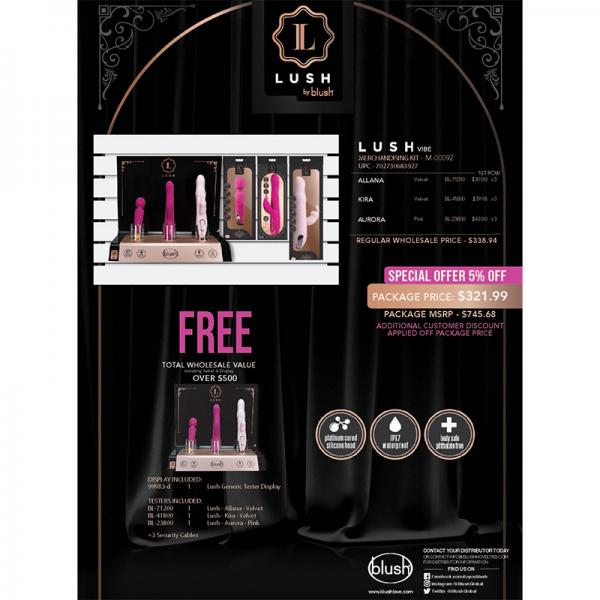 Lush Vibe Merchandising Kit Sex Toy Product