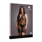Shots Le Desir High-neck Lace Mini Dress Black Qs Sex Toy Product