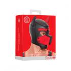 Puppy Play Neoprene Puppy Hood Red/black Sex Toy Product
