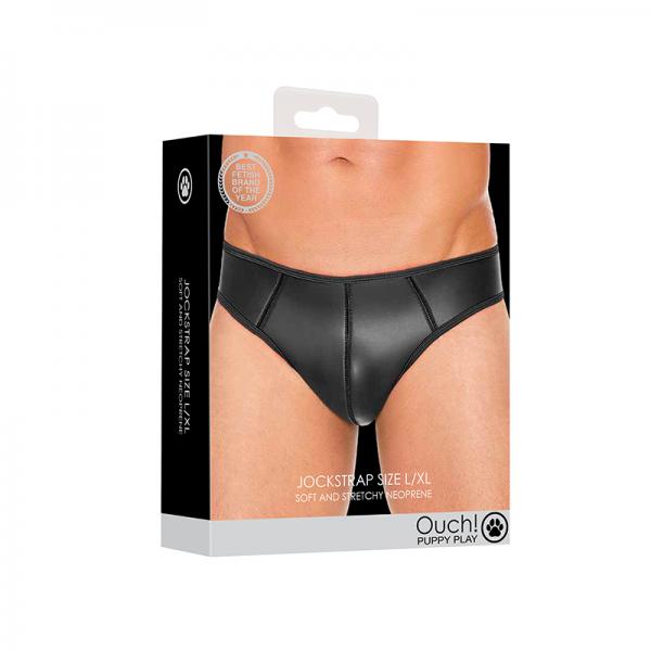 Neoprene Jockstrap Size L/xl Black Sex Toy Product