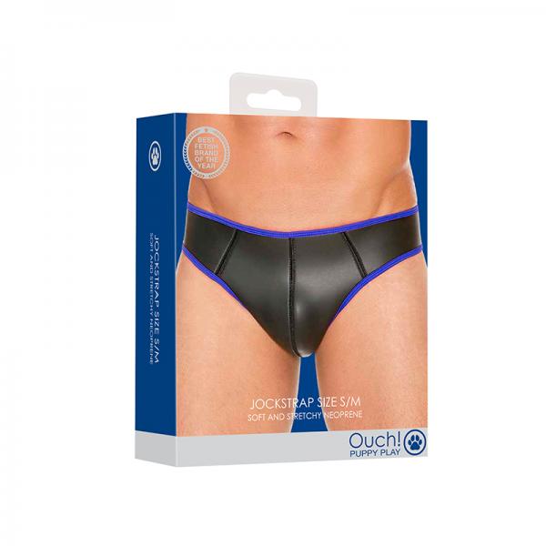 Neoprene Jockstrap Size S/m Blue Sex Toy Product