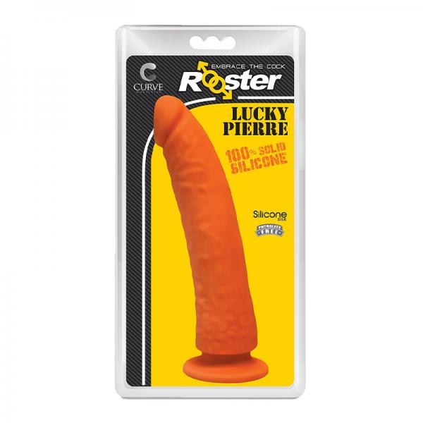 Rooster Lucky Pierre Dildo Orange Sex Toy Product