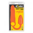 Rooster Xxxpander Ribbed Sheath Orange Sex Toy Product