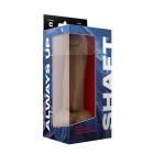 Shaft Model C 9.5 In. Dual Density Silicone Dildo With Balls & Suction Cup Oak Sex Toy Product