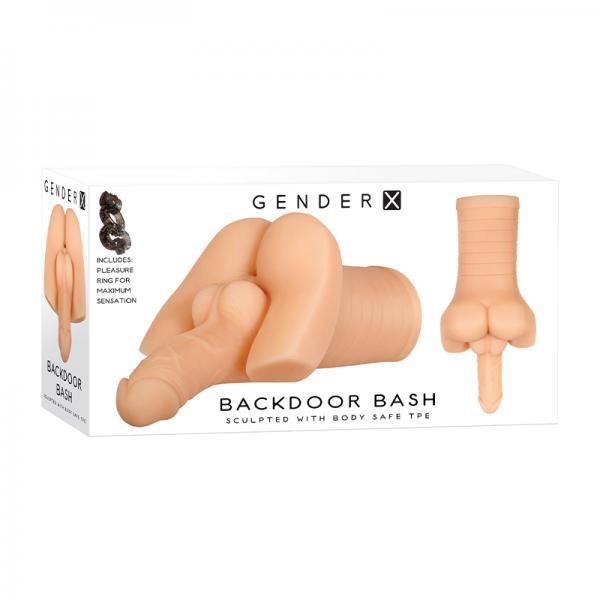 Gender X Backdoor Bash Light With Vibrating Cockring 2.5 Lbs Sex Toy Product