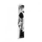 Ouch! Black & White Crop With Feather Tickler Black Sex Toy Product