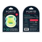 Forto F-20: Balls Stretcher Liquid Silicone 60/77 Mm Glow-in-the-dark Sex Toy Product
