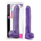 Au Naturel Bold Daddy Dildo 14 In. Purple Sex Toy Product