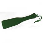 Spartacus Green Pu Paddle With Reverse Plush Sex Toy Product