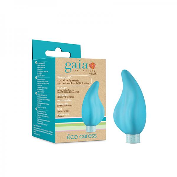 Gaia Eco Caress Bullet And Sleeve Aqua Sex Toy Product