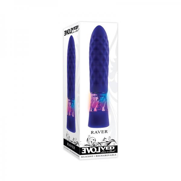 Evolved Raver Light-up Bullet Purple Sex Toy Product