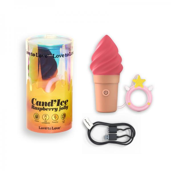 Love To Love Cand'ice Vibrator Raspberry Sex Toy Product