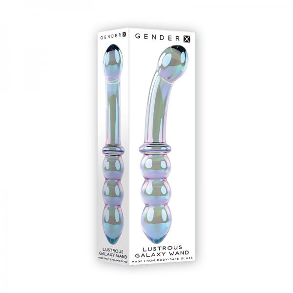 Gender X Lustrous Galaxy Wand Glass Sex Toy Product