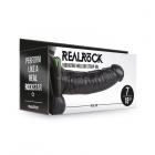 Realrock Vibrating Hollow Strap On With Balls 7 In. Chocolate Sex Toy Product
