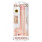 Realrock Straight Realistic Dildo With Balls And Suction Cup 12 In. Light Sex Toy Product