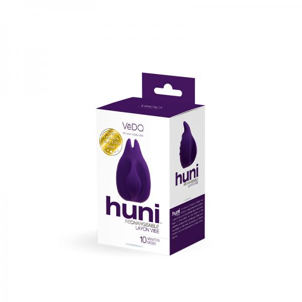 Vedo Huni Rechargeable Finger Vibe Deep Purple Sex Toy Product