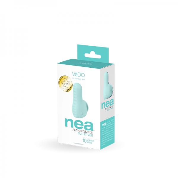 Vedo Nea Rechargeable Finger Vibe Tease Me Turquoise Sex Toy Product