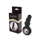 Gender Fluid Quiver Anal Ring Bead Vibe Silicone Black Sex Toy Product