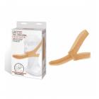 Lux Fetish The Original Facilitator Chin Strap-on - Cream Sex Toy Product