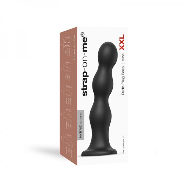 Strap-on-me Dildo Plug Balls Xxl Black Sex Toy Product