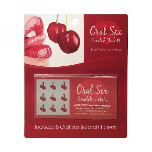 Oral Sex Scratch Tickets Sex Toy Product