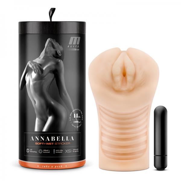 M Elite Soft And Wet Annabella Beige Sex Toy Product