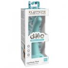 Dillio Platinum Curious Five Silicone Dildo 5 In. Teal Sex Toy Product
