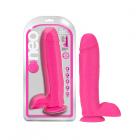 Neo Dual Density Dildo 11 In. Neon Pink Sex Toy Product