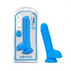 Neo Dual Density Dildo 9 In. Neon Blue Sex Toy Product