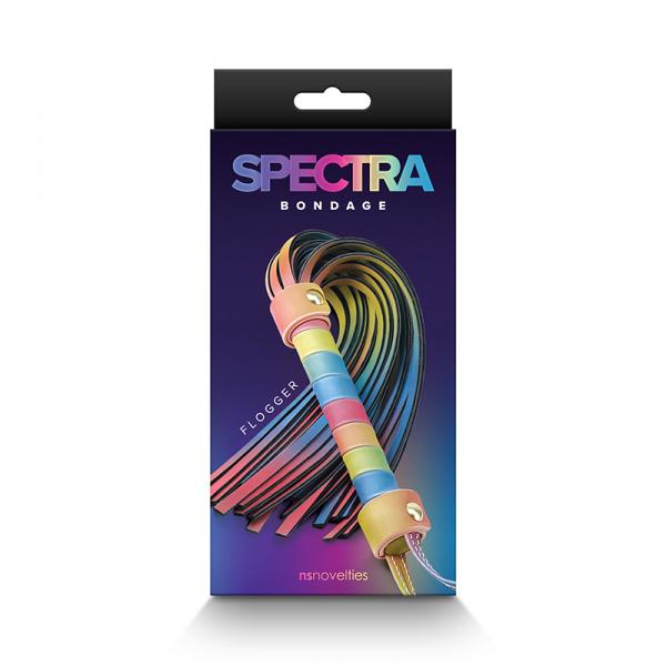 Spectra Bondage Flogger Rainbow Sex Toy Product