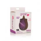 Gossip Tongue Tickler 10 Function Rechargeable Silicone Licking Rose Purple Sex Toy Product