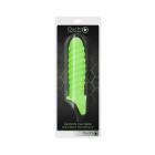 Ouch! Glow Swirl Stretchy Penis Sleeve - Glow In The Dark - Green Sex Toy Product