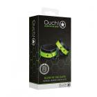 Ouch! Glow Ankle Cuffs - Glow In The Dark - Green Sex Toy Product