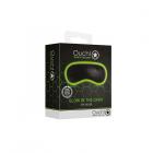 Ouch! Glow Eye Mask - Glow In The Dark - Green Sex Toy Product