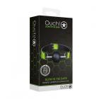 Ouch! Glow Solid Ball Gag - Glow In The Dark - Green Sex Toy Product