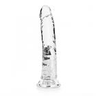 Realrock Crystal Clear Slim 9 In. Dildo Clear Sex Toy Product