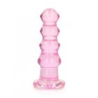 Realrock Crystal Clear Curvy 5.5 In. Dildo/plug Pink Sex Toy Product