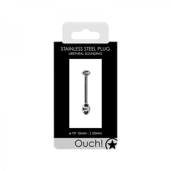 Ouch! Urethral Sounding - Metal Plug - 10 Mm Sex Toy Product