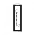 Ouch! Urethral Sounding - Metal Dilator With Ring - Ribbed - 9.5 Mm Sex Toy Product