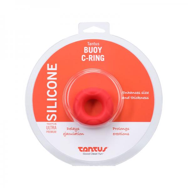 Tantus Buoy C-ring - Medium - Crimson Sex Toy Product
