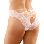 Ivy Lace Bikini Panty With Lattice Cut-out Back Light Pink L/xl Sex Toy Product